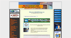 Desktop Screenshot of myhamcallsign.com