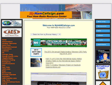 Tablet Screenshot of myhamcallsign.com